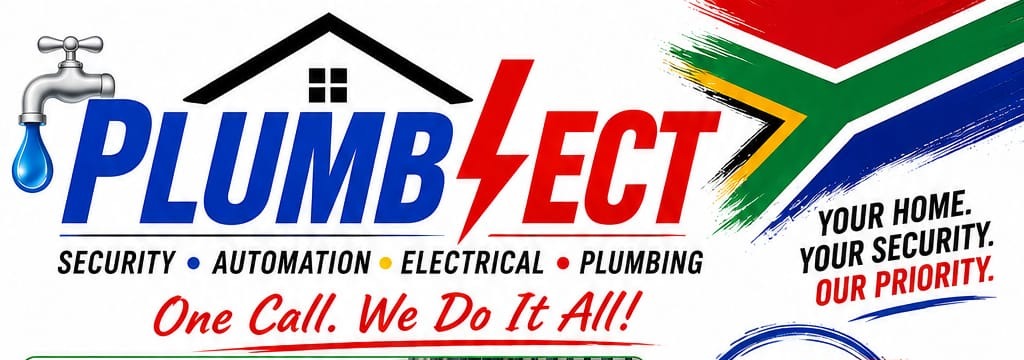 Plumblect logo banner from original flyer